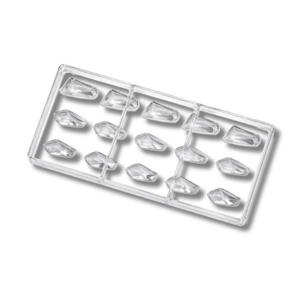Dortisimo Polykarbonátová forma na čokoládu Diamanty