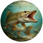 Obrázek Jedlý papír na dort Štika