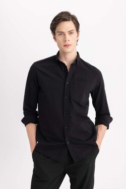 DEFACTO Regular Fit Oxford Long Sleeve Shirt