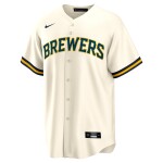 Nike Pánský dres Milwaukee Brewers MLB Home Cream Velikost: S