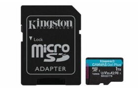 Kingston Canvas Go! Plus microSDXC 1TB s adaptérem / UHS-I V30 / U3 / Class 10 (SDCG3/1TB)