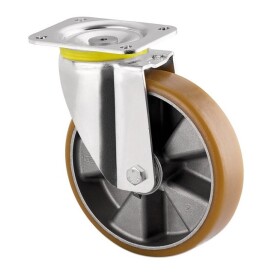 Tente Vysokozátěžové kolečko s polyuretanovým běhounem 250 mm, otočné 1758