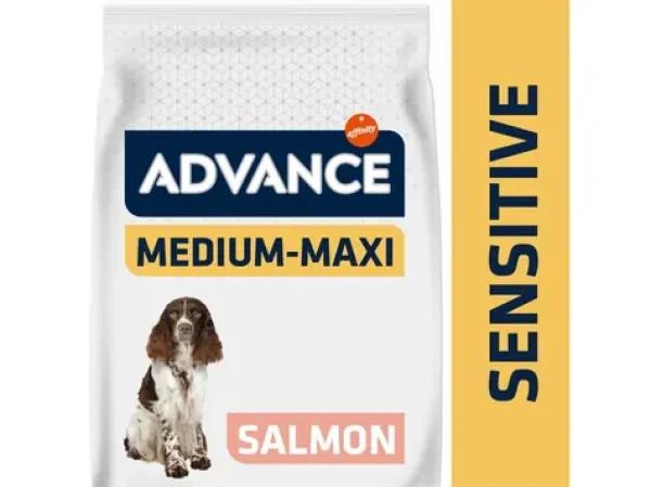 ADVANCE DOG Adult Sensitive 12kg / Granule pro psy / Dospělý / střední / s citlivým zažíváním (8410650173559)