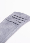 Nařasené rukavice YO! RES-0155K šedá 23 cm