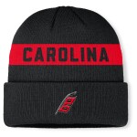 Fanatics Pánská zimní čepice Carolina Hurricanes NHL Authentic Pro A/Cap Cuffed Beanie