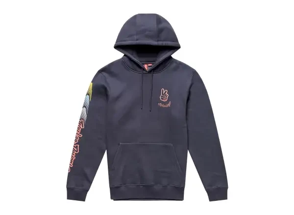 Troy Lee Designs Peace Out pánská mikina Carbon/Black vel. XL