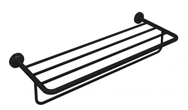 AXOR - Universal Circular Držák ručníku s poličkou, délka 60 cm, matná černá 42843670