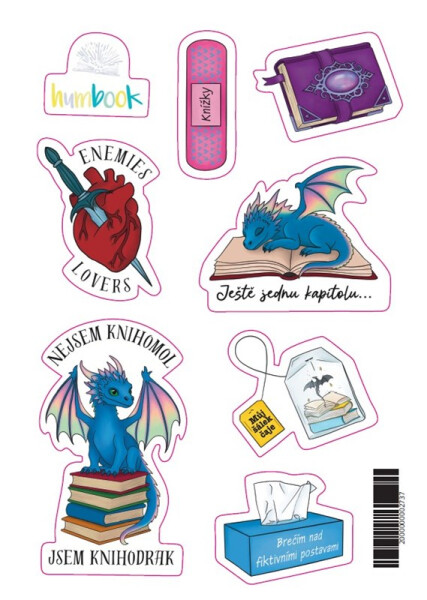 Humbook knihomolské nálepky vol.5