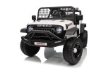 Mamido Elektrické autíčko Speed Offroad bílé | 4x45W | EVA kola | 12V 7Ah | EKO kůže