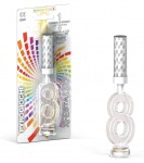 Dortová fontána + LED číslo 8 Pyrogiochi Dortová fontána + LED číslo 8 Pyrogiochi