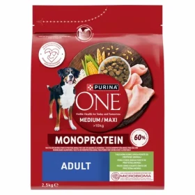 Purina One Med/Max Adult Monoprotein Krůta 2.5 kg / Krmivo pro psy (8445290490070)