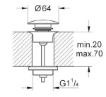 GROHE - Odtokové soupravy Odpadová souprava, chrom 65807000