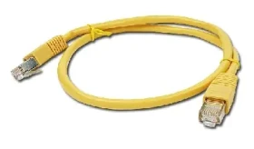 Gembird FTP CAT5E 1m / patch kabel / stíněný s ochranou a opletením / žlutá (PP22-1M/Y)