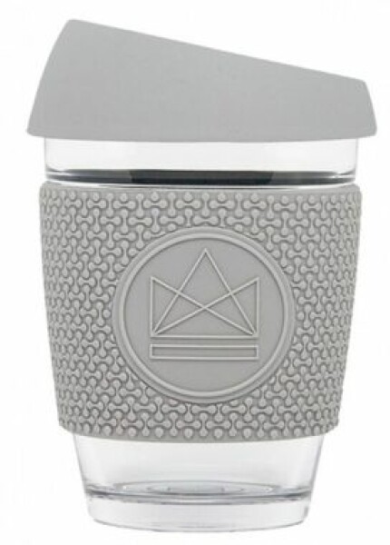 Neon Kactus Skleněný hrnek na kávu M 340 ml šedá / 0.34 L / sklo (GC1202)