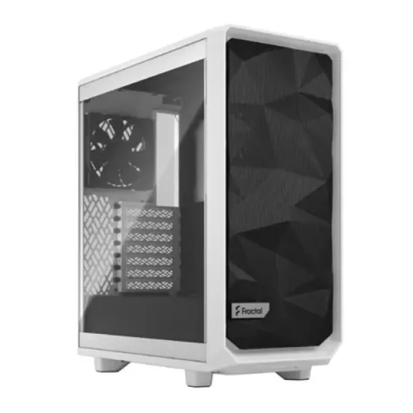 Fractal Design Meshify 2 Compact White TG Clear Tint bílá / skříň / bez zdroje / 1x USB 3.1 / 2x USB 3.0 / p. bočnice (FD-C-MES2C-05)