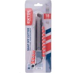 Nůž ulamovací Extol Premium 8855012 18mm kovový s kovovou výztuhou Auto-lock