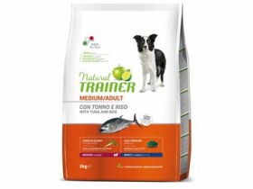 Trainer Natural Medium Adult ryba a rýže 3kg / Kompletní krmivo pro dospělé psy středních plemen (8015699006839)