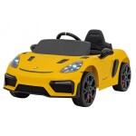 Mamido Elektrické autíčko Porsche Spyder RS 718 lakované žluté