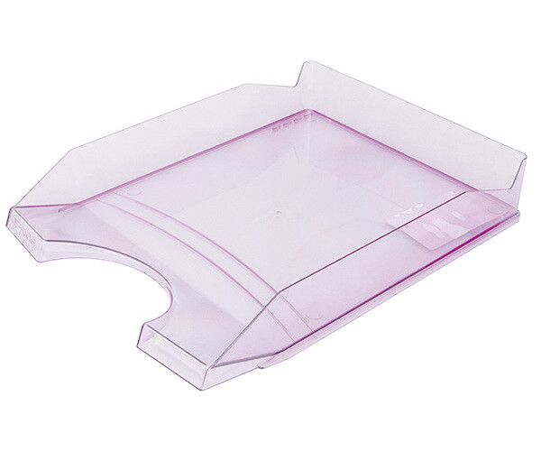 Office Products kancelářský odkladač, A4, PS-PP, transp. fialový