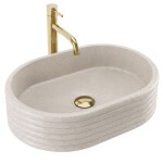 REA - Umyvadlo na desku Nicoletta Beige REA-U7346