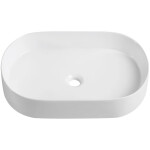 CERANO - Umyvadlo keramické Federico - na desku - bílá lesklá - 60x38 CER-417185