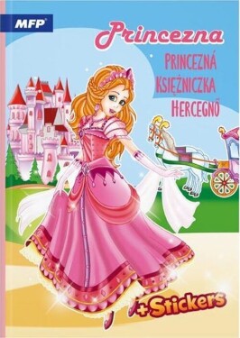 Omalovánky se samolepkami Princezna 210x295mm/32s