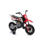 Mamido Dětská elektrická motorka Cross Pantone 361C červená