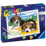 Ravensburger CreArt Štěňata Jack Russella