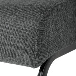 Jídelní židle, šedá, látka, DCL-E2008 GREY2