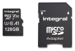 Integral microSDHC/SDXC 128 GB / Paměťová karta / UHS-I U3 V30 / čtení: 100 MB/s / zápis: 45 MB/s (INMSDX128G-100V30)