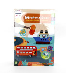 Mamido Puzzle Magnetická kniha dopravní prostředky 66 dílů MT1563