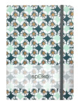 Spoko Zápisník A5 linkovaný Flowers sedmikrásky