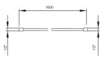 Laufen - Sprchové příslušenství Sprchová hadice, 160 cm, matná černá H3629800811311