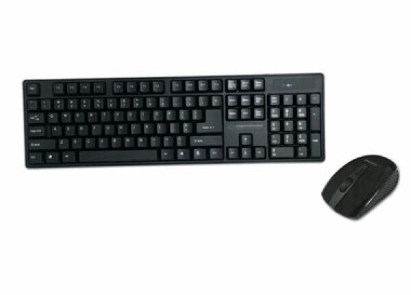 Rozbaleno - Esperanza EK135 černá / set bezdrátová klávesnice + optická myš / 2.4 GHz / USB přijímač / US layout / rozbaleno (EK135.rozbaleno)