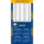 JF Turner Kalendář Buffalo Sabres NHL 2027 Wall Calendar