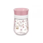 Little Dutch Hrnek trénovací 360° 300 ml Fairy Garden růžová / od 9 měsíců (108018565406LD)