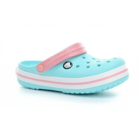 Pantofle Crocs Crocband Clog K - Ice Blue/white
