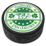 Mustang Puk Nashville Predators NHL Lucky St. Patricks Day Puck