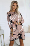 Dámské šaty 577-1 - NUMOCO béžová L/XL