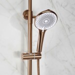 REA - Sprchový set Foss Clif Brush Copper REA-P3914