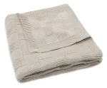 Jollein Deka pletená Box Knit Warm Sand / 75 × 100 cm / TOG 1 (516-511-68124)
