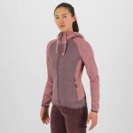 KARPOS W Camoscio Full Zip Hoodie, Huckleberry/Deco Rose velikost: S