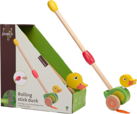 Dřevěná Jezdící kachna na tyči Jouéco® - Kara