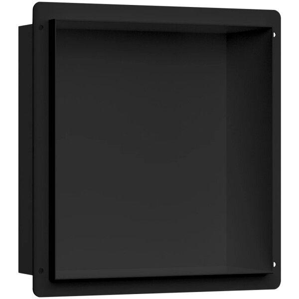 CERANO - Zápustná polička/nika do obkladu - černá matná - 30x30x10 CER-417473