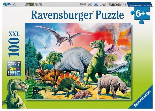 Puzzle Mezi dinosaury/100 dílků