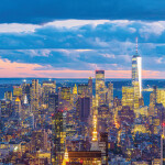 Nástěnný poznámkový kalendář 2026 NOTIQUE - New York, 30 x 30 cm