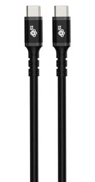 TB Touch USB-C kabel černý 1m / Nabíjecí a datový kabel / USB-C - USB-C / 60 W / 480 Mb/s / silikonový (AKTBXKUCC2SI10B)