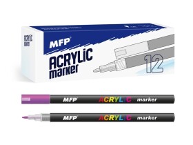 Akrylový popisovač 1 mm - fialový tmavý