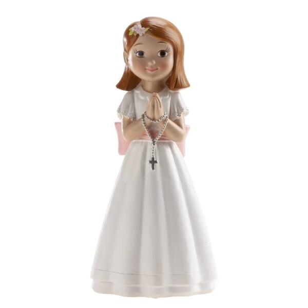 Dortisimo Dekora figurka Dívka přijímání s růžencem 16 cm