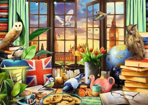 Trefl - Puzzle - Premium Plus Tea Time: Vše britské